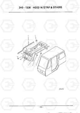 D597 HOOD W/STRIP & OTHERS HC50E, Hyundai