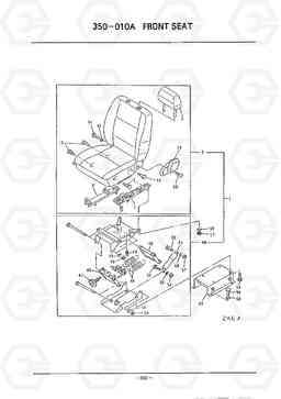 D601 FRONT SEAT HC50E, Hyundai