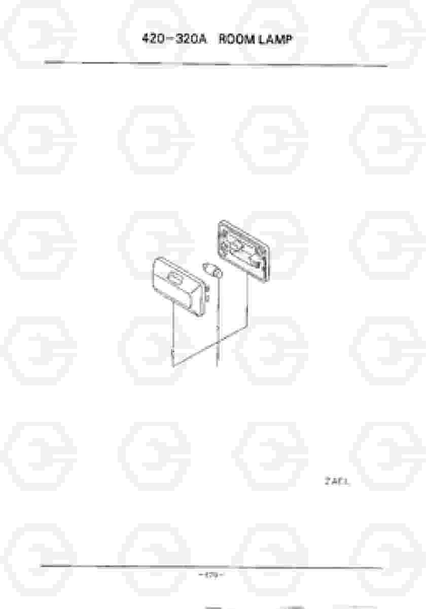 D671 ROOM LAMP HC50E, Hyundai