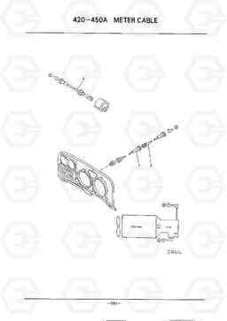 D684 METER CABLE 1 HC50E, Hyundai