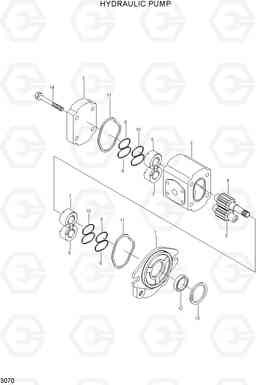 3070 HYDRAULIC PUMP HDF15/18, Hyundai