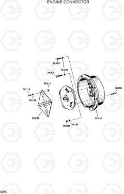 4010 ENGINE CONNECTOR HDF15/18, Hyundai