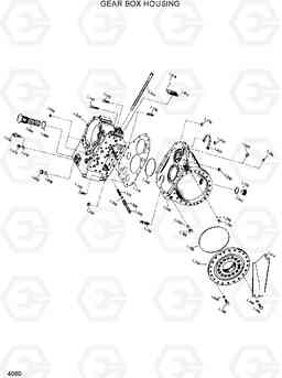 4060 GEAR BOX HOUSING HDF15/18, Hyundai