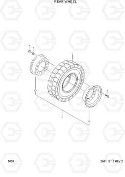 5030 REAR WHEEL HDF15/18, Hyundai