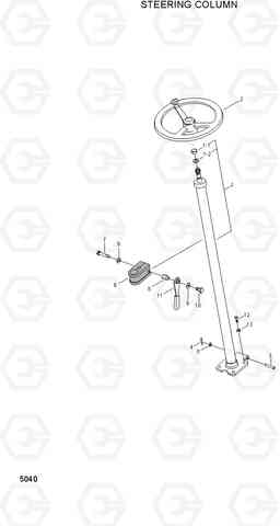 5040 STEERING COLUMN HDF15/18, Hyundai