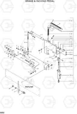 5050 BRAKE & INCHING PEDAL HDF15/18, Hyundai