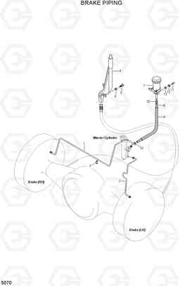 5070 BRAKE PIPING HDF15/18, Hyundai