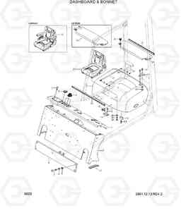 6020 DASHBOARD & BONNET HDF15/18, Hyundai