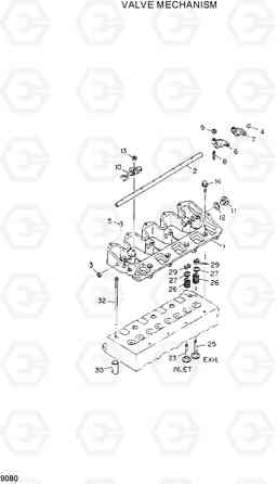 9080 VALVE MECHANISM HDF15/18, Hyundai