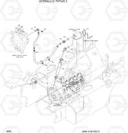 3050 HYDRAULIC PIPING 3 HDF15/18III, Hyundai