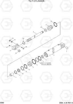 3090 TILT CYLINDER HDF15/18III, Hyundai