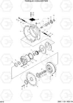 4010 TORQUE CONVERTER HDF15/18III, Hyundai