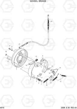 4070 WHEEL BRAKE ASSY HDF15/18III, Hyundai