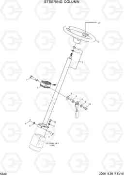 5040 STEERING COLUMN HDF15/18III, Hyundai