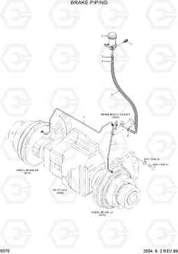 5070 BRAKE PIPING HDF15/18III, Hyundai