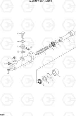 5090 MASTER CYLINDER HDF15/18III, Hyundai