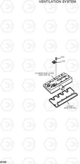 9100 VENTILATION SYSTEM HDF15/18III, Hyundai