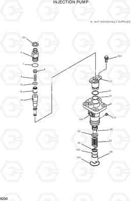 9230 INJECTION PUMP HDF15/18III, Hyundai