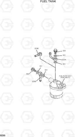 9250 FUEL TANK HDF15/18III, Hyundai