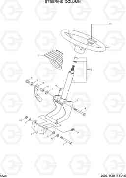 5040 STEERING COLUMN HDF15/18-5, Hyundai