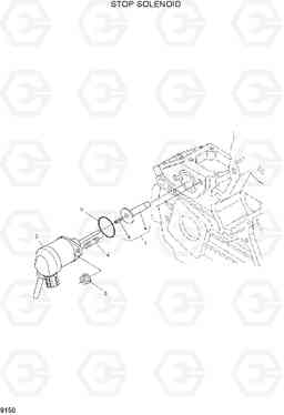 9150 STOP SOLENOID HDF15/18-5, Hyundai