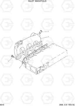 9310 INLET MANIFOLD HDF15/18-5, Hyundai