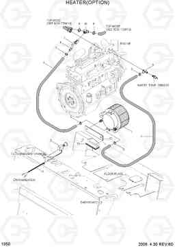 1050 HEATER(OPTION) HDF20/25/30II, Hyundai