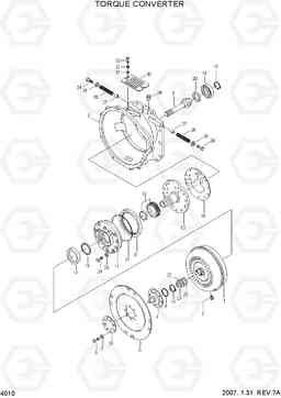 4010 TORQUE CONVERTER HDF20/25/30II, Hyundai