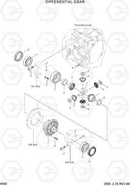 4050 DIFFERENTIAL GEAR HDF20/25/30II, Hyundai