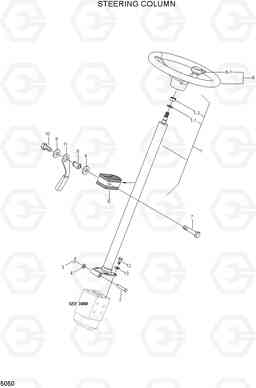 5050 STEERING COLUMN HDF20/25/30II, Hyundai