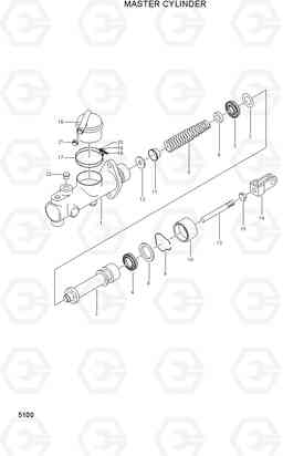 5100 MASTER CYLINDER HDF20/25/30II, Hyundai