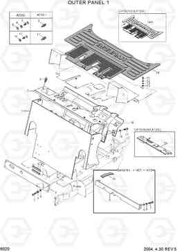 6020 OUTER PANEL 1 HDF20/25/30II, Hyundai