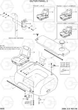 6030 OUTER PANEL 2 HDF20/25/30II, Hyundai