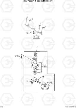 9220 OIL PUMP & OIL STRAINER HDF20/25/30II, Hyundai