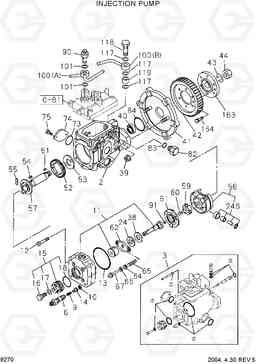 9270 INJECTION PUMP HDF20/25/30II, Hyundai