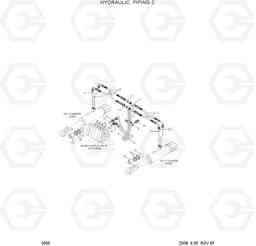 3050 HYDRAULIC PIPING 2 HDF20/25/30-5, Hyundai