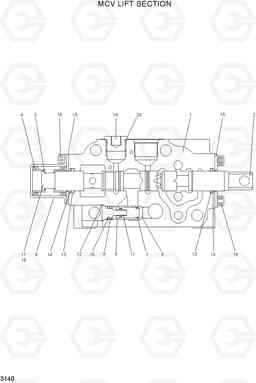 3140 MCV LIFT SECTION HDF20/25/30-5, Hyundai