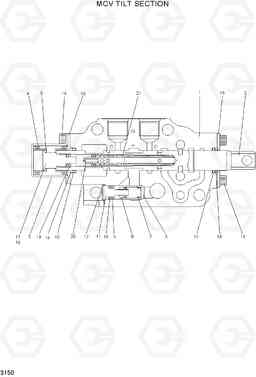 3150 MCV TILT SECTION HDF20/25/30-5, Hyundai