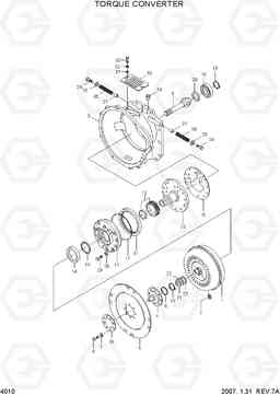 4010 TORQUE CONVERTER HDF20/25/30-5, Hyundai