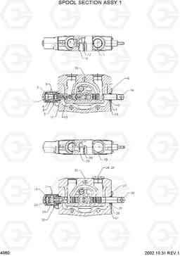 4060 SPOOL SECTION ASSY 1 HDF35/45III, Hyundai