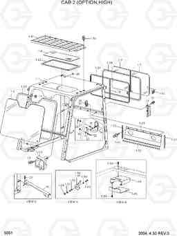 5051 CAB 2 (OPTION,HIGH) HDF35/45III, Hyundai