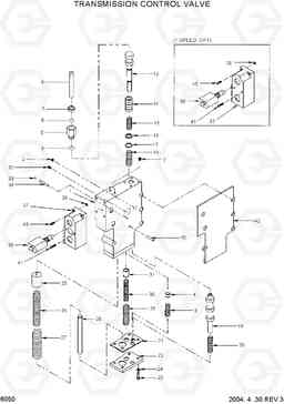 6050 TRANSMISSION CONTROL VALVE HDF35/45III, Hyundai