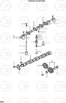 9090 TIMING SYSTEM HDF35/45III, Hyundai