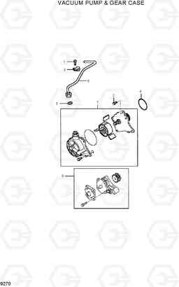 9270 VACUUM PUMP & GEAR CASE HDF35/45III, Hyundai