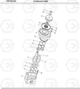 4010 HYDRAULIC PUMP HDF35/45A, Hyundai