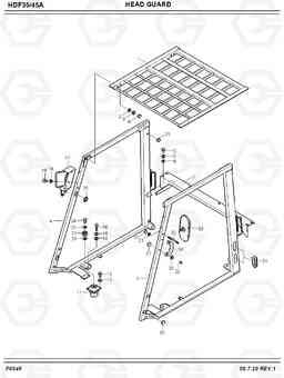5040 HEAD GUARD HDF35/45A, Hyundai