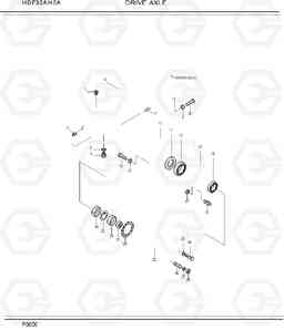 6060 DRIVE AXLE HDF35/45A, Hyundai