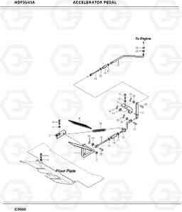 6150 ACCELERATOR PEDAL HDF35/45A, Hyundai