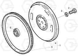 9120 FLYWHEEL STARTER RING HDF35/45A, Hyundai