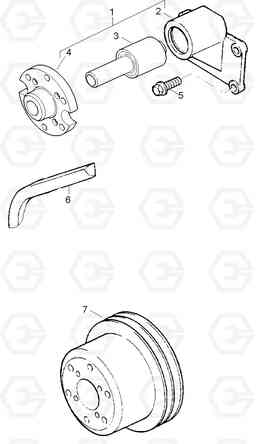 9140 FAN DRIVE HDF35/45A, Hyundai